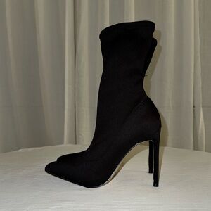 Elegant Black Women's Stiletto Boots